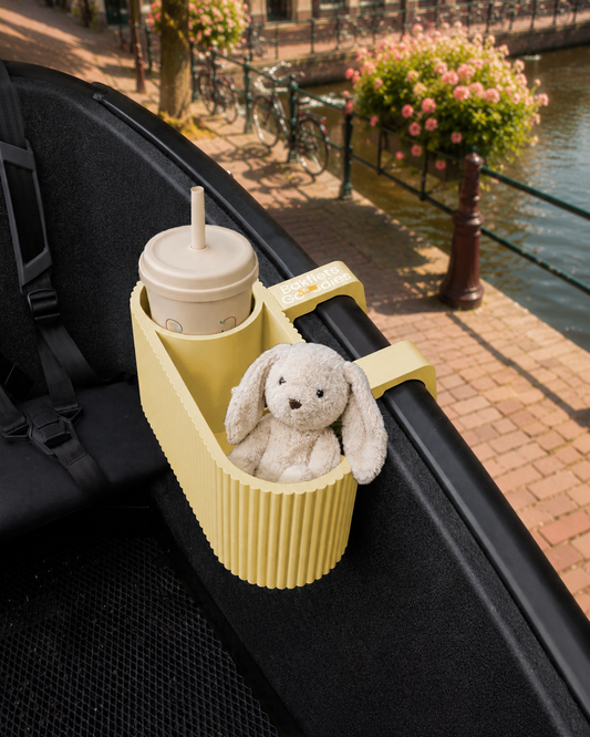 Cargo Bike Cupholder Duo Stripes with Storage Box - Urban Arrow Family